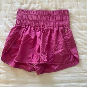 Free People Pink Athletic Shorts
